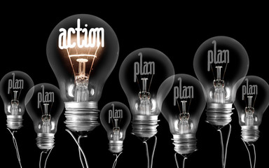 Light Bulbs Concept
