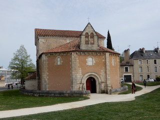 Fototapeta na wymiar Baptistère Saint-Jean, Poitiers, Vienne, Poitou, France