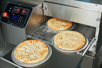 Industrial electric pizza oven for catering. Professional kitchen equipment
