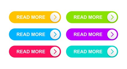 Web buttons are orange, bright blue, red, green, purple and turquoise color. Ready vector buttons for use in web design, apps, banners and more.