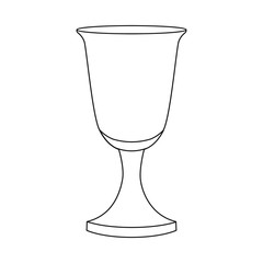 Vector design of dishes and container icon. Collection of dishes and glassware stock vector illustration.