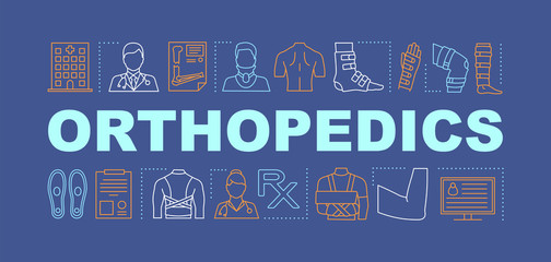 Orthopedics word concepts banner
