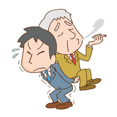 上司　仕事　負担　ストレス　重い　働く　男性