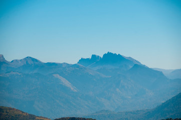 Early Autumn on the Lagonaki Plateau in the Caucasus Mountains