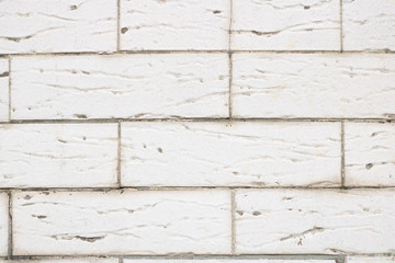 White brick wall texture