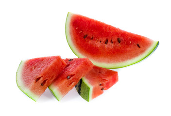 watermelon isolated on white