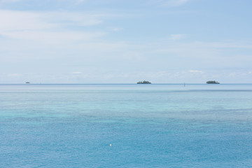 Fototapeta na wymiar Little tropical islands with in Tonga