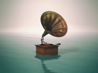 Antique gramophone © allvision