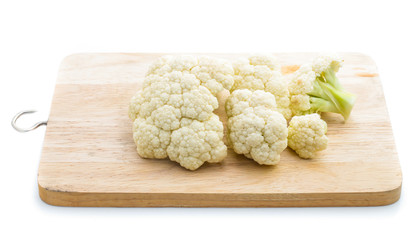 Cauliflower isolated on white background