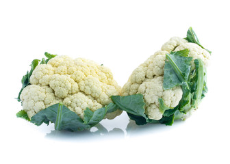 Cauliflower isolated on white background