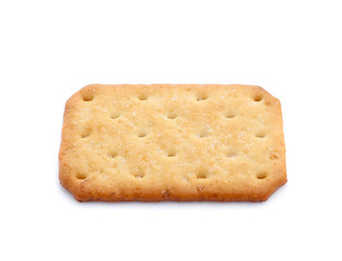 Cracker isolated on white