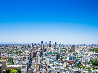 Obraz premium Rozległy obszar wokół Tokio Ikebukuro