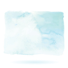 Hand Painted Art Of Watercolor Paint On Watercolor Paper. Abstract Background, Vector Illustration