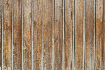  Brown wooden background. Rough texture. Peeling paint