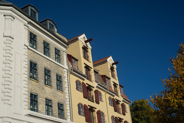 Fototapeta na wymiar Häuser in Kopenhagen
