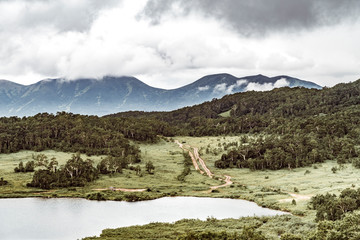 Kamchatka wild nature. Kamchatka mountains. Nature of Kamchatka,Russia