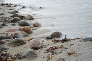 Fototapeta premium Steine im Meer