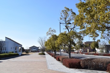 Residential area at Gunma Prefecture, Japan