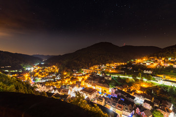 Hornberg im Schwarzwald bei Nacht