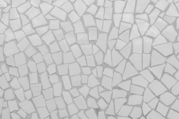 Broken tiles mosaic seamless pattern.