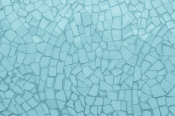 Broken tiles mosaic seamless pattern.