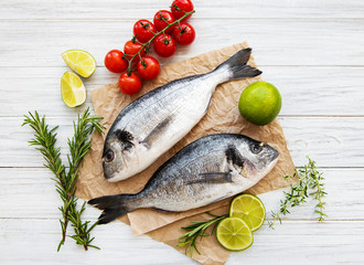 Fresh fish dorado
