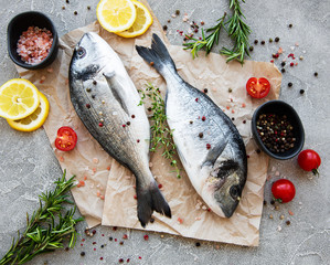Fresh fish dorado