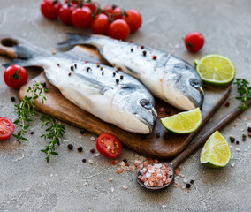 Fresh fish dorado