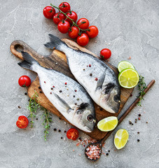 Fresh fish dorado