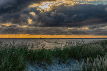 Sonnenaufgang und Morgenstimmung in Heiligenhafen an der Ostsee, Schleswig-Holstein