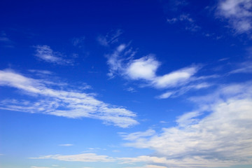 Naklejka na ściany i meble Scenery of the cloud spreading in the sky