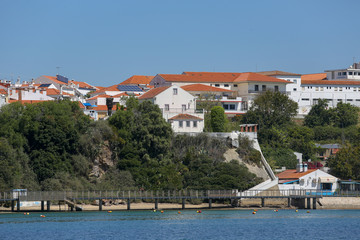 Obraz premium city and beach of Vila Nova De Milfontes