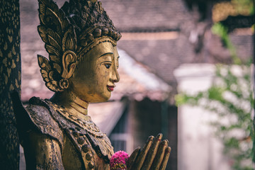 Buddha Statue with Hands Together