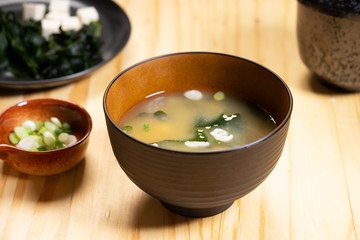 Japanese miso soup