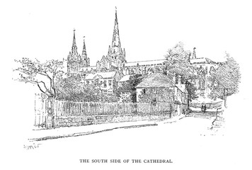 Church and Cathedral. Christian architecture.