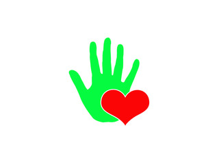 Hand and heart