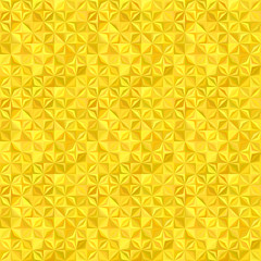 Yellow abstract geometrical striped mosaic tile pattern background - vector wall graphic design