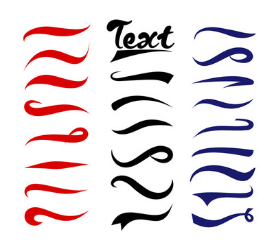 Swoosh Svg Swish Svg Text Tail Svg Underline Svg Word 