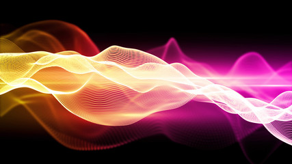 Abstract waving background. Texture, pattern