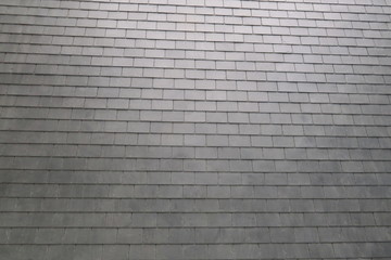 toit d'ardoises gris © Bruno Bleu