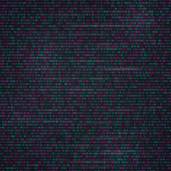 Binary code background. Programming code. Dark net or big data theme.  Digital web technology.Bright neon colors matrix backdrop vector illustration. Easy to edit template for your design projects.