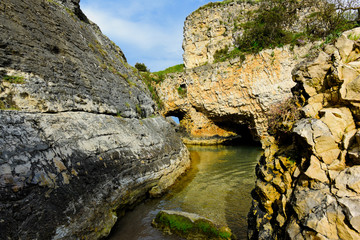 beauty in nature, rocks in the sea