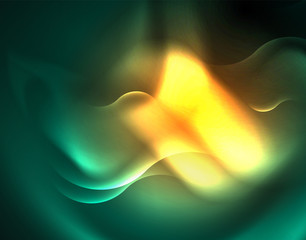 Neon lights vector abstract background