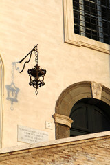Detail of building in Rome