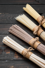 Gluten-free noodles of various kinds