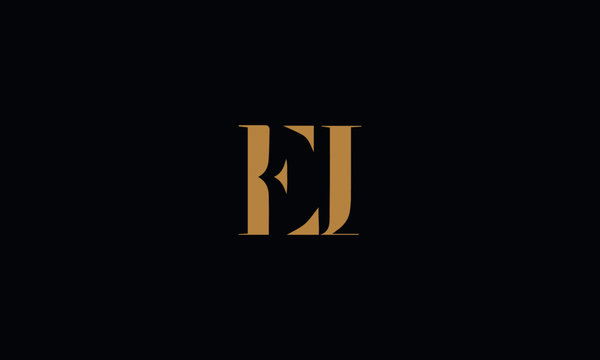 EI logo design template vector illustration