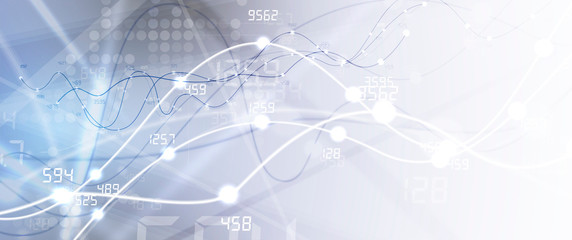 Abstract tech background. Futuristic technology interface