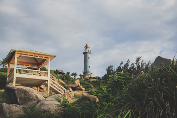 Fototapeta na wymiar Light house in Phu Yen