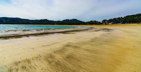 Fototapeta na wymiar [静岡県] 南伊豆の自然　弓ヶ浜