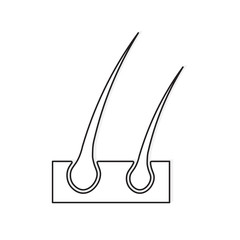 hair bulb icon- vector illustration